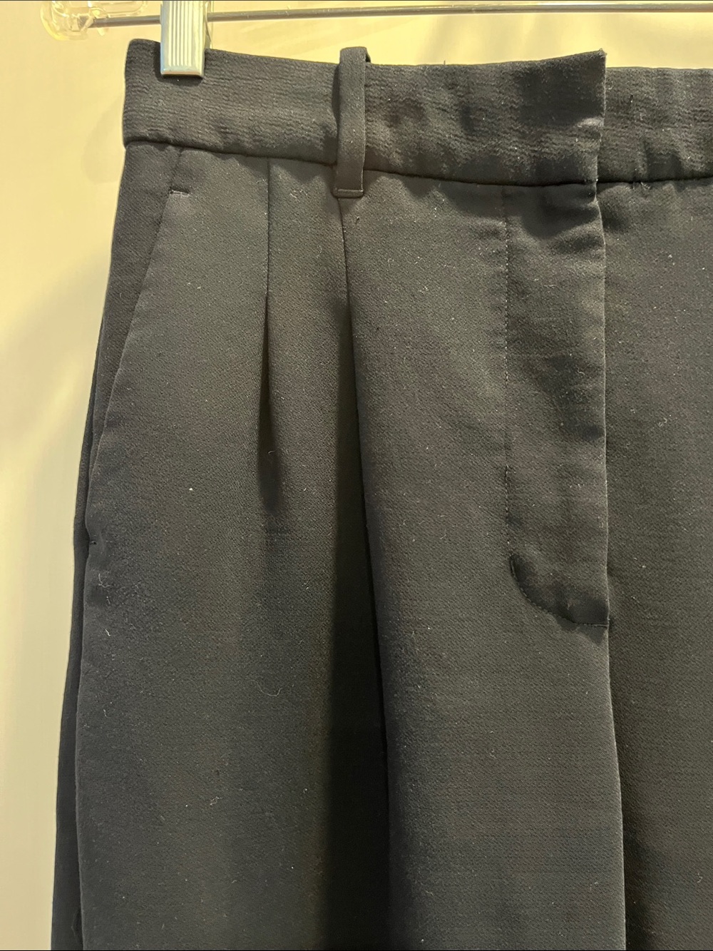 Wilfred Wide Leg Effortless Black crepette Trousers - Picture 6 of 12